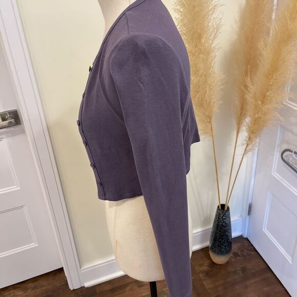 Zara ✨ Cardigan style crop top ✨ Size Small ✨ Crop top style cardigan - Picture 5 of 7